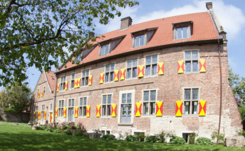 historischer Münsterhof Horstmar Gartenansicht